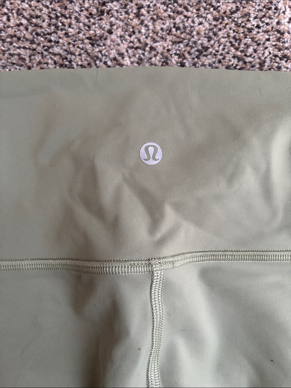 lululemon athletica High-Rise Olive Green Leggings - Picture 3 of 4